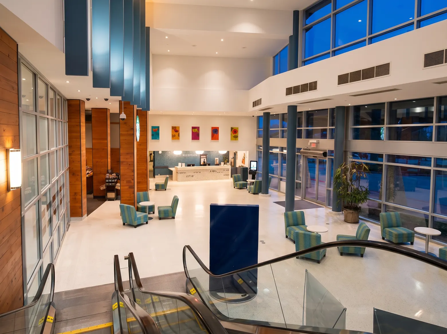 Hotel lobby at Cascades Casino Langley