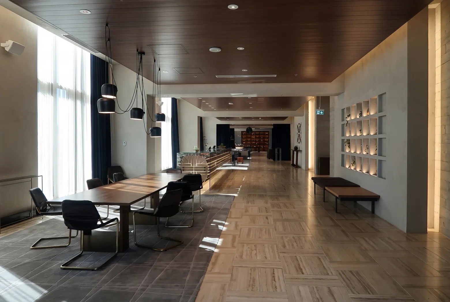 Hotel lobby of The Douglas at Parq Vancouver